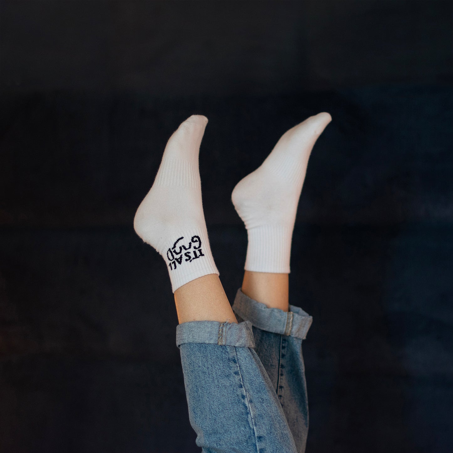 Branded Crew Socks